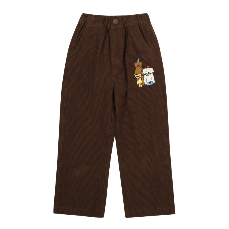 Animal friends Pignment Sweatshirt & Corduroy Pants