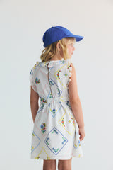 Jacinthe Dress Multicolor Embroidery