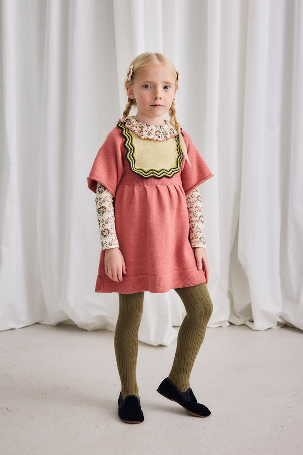 Chevron	Bib Dress