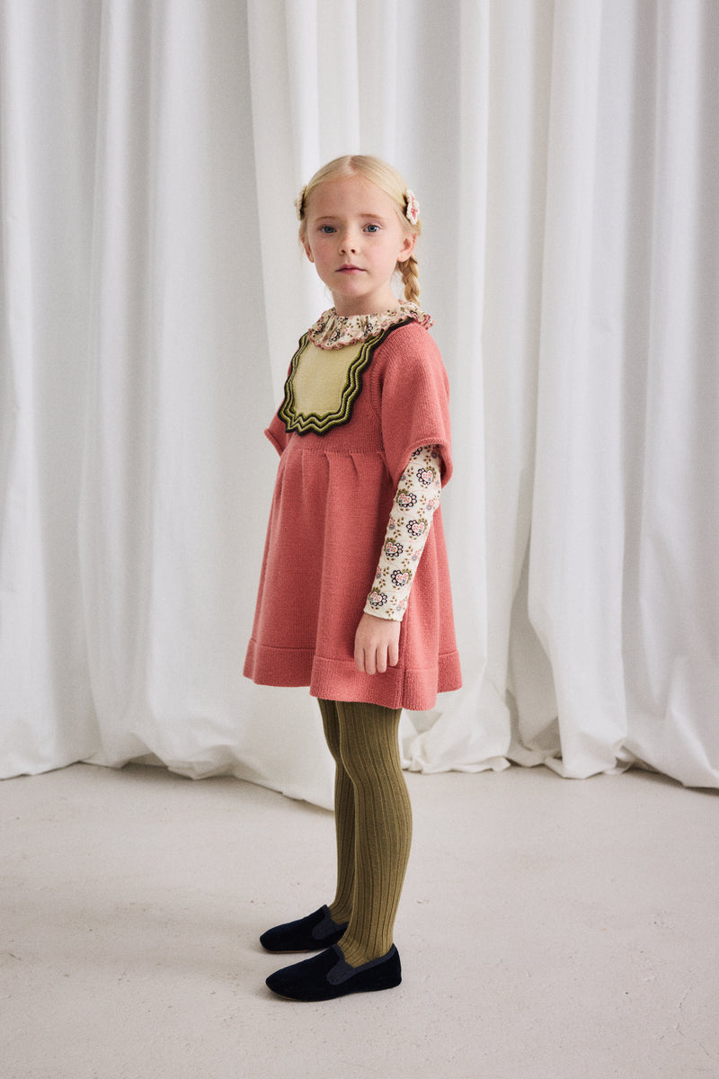 Chevron	Bib Dress
