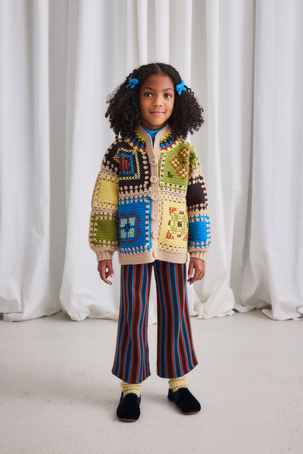 Cross Stitch Crochet Cardigan