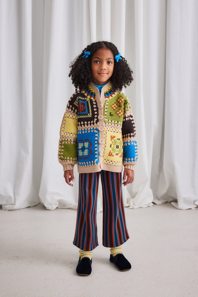 Cross Stitch Crochet Cardigan