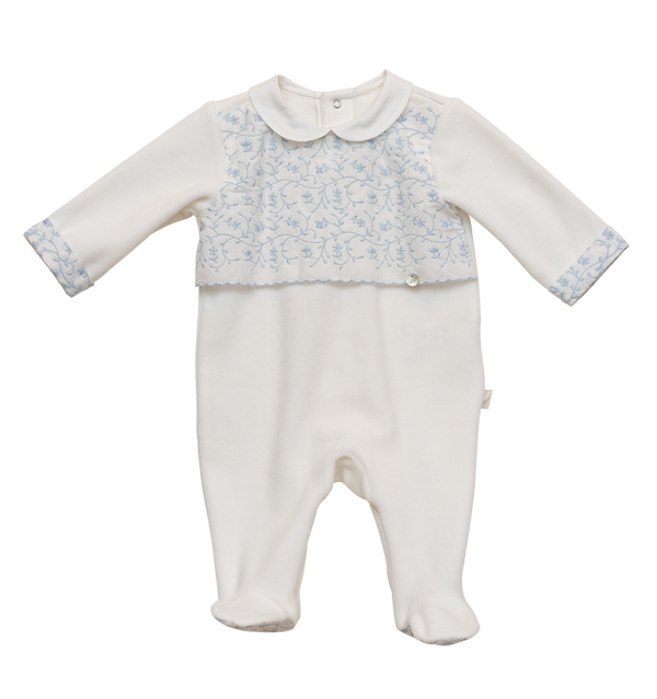 baby kit - blue embroidery