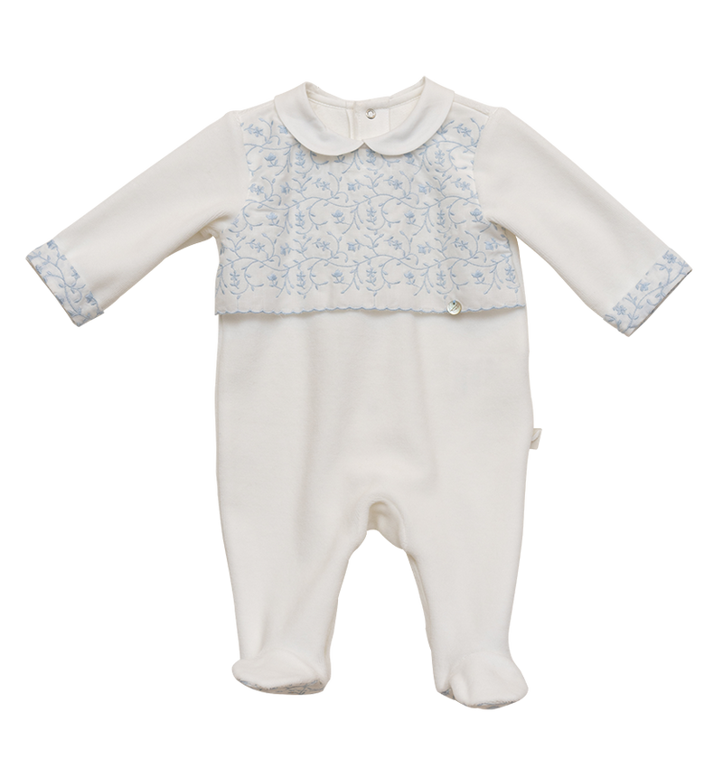 baby kit - blue embroidery