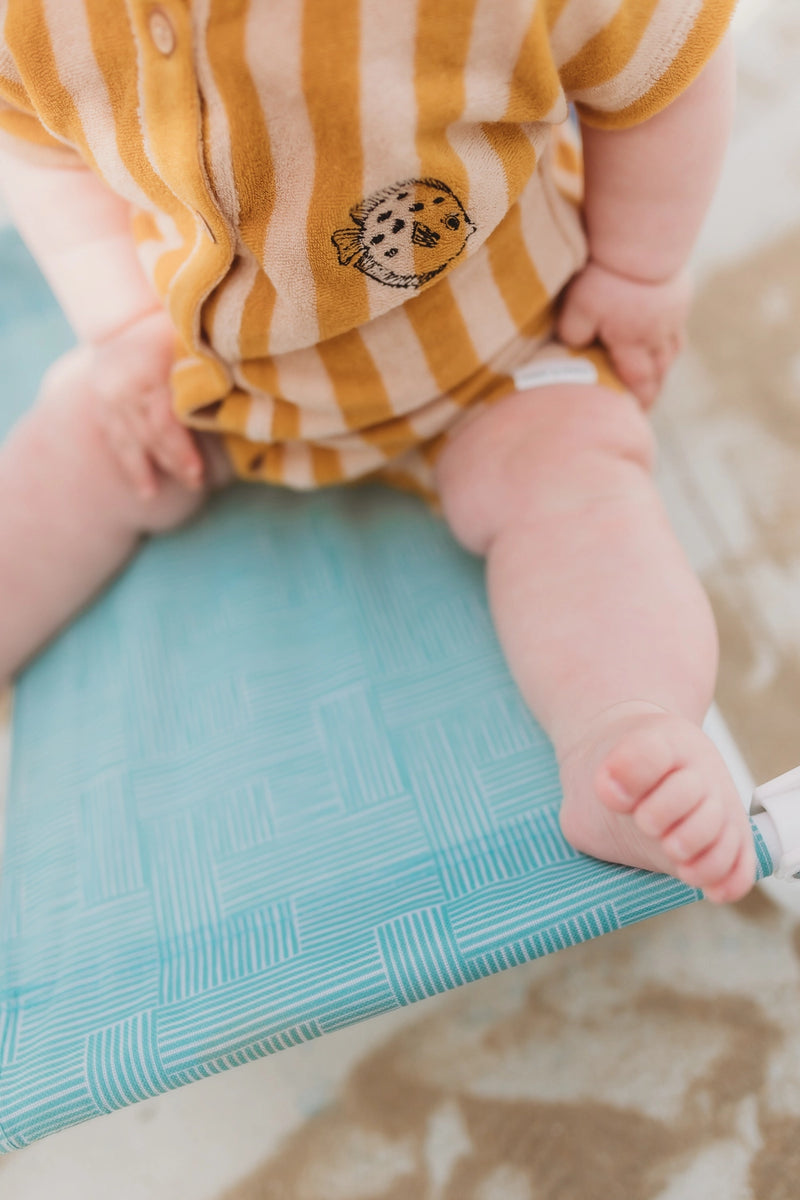Baby onesie stripe
