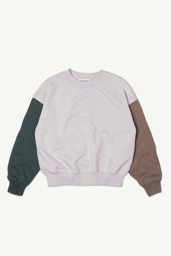 Colourblock Sweatshirt & Shorts "Outfit Set"