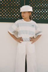 White Tiny Front Pockets Pant