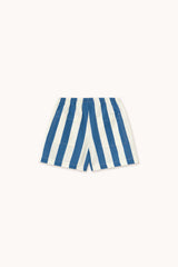 Light Navy Stripes Shorts