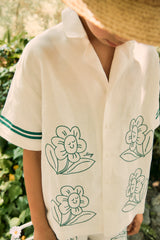 Daisies Linen Shirt & Shorts