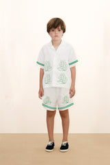 Daisies Linen Shirt & Shorts
