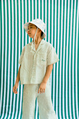 Emerald Stripes Shirt & Pants