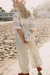 Blue Stripes Crossbody Bag