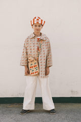 White Tiny Front Pockets Pant