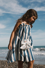 Blue Stripes Crossbody Bag