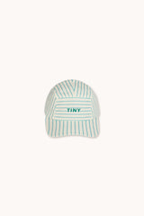 Cyan Fine Stripes Cap