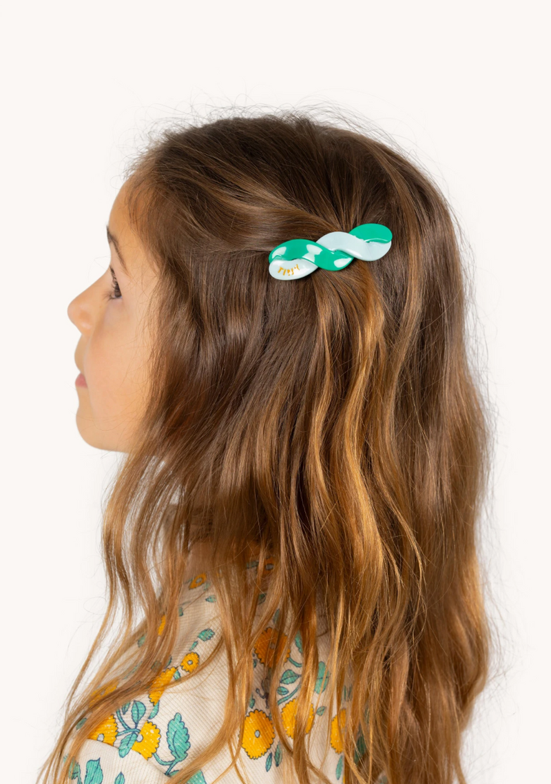 Big Hair Clip Pale Mint/Emerald