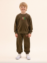 Mocha Love Velour Tracksuit
