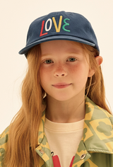 Navy Love Rope Cap