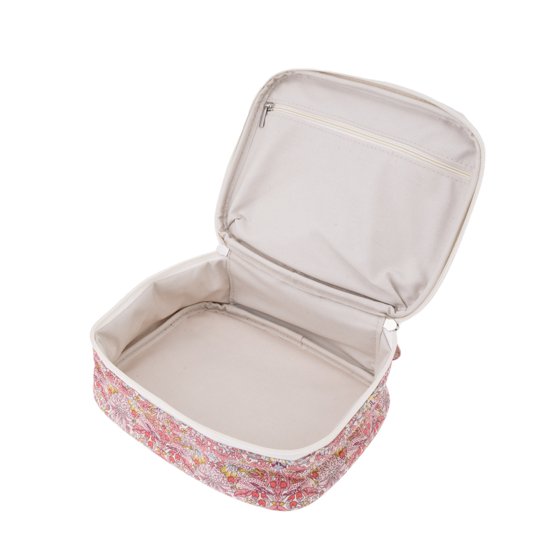 LIBERTY STRAWBERRY PINK SOFT BEAUTY BAG