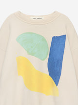 Papier Collé Bleu Sweatshirt