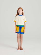 Papier Collé Couleur Knit T-shirt & Shorts