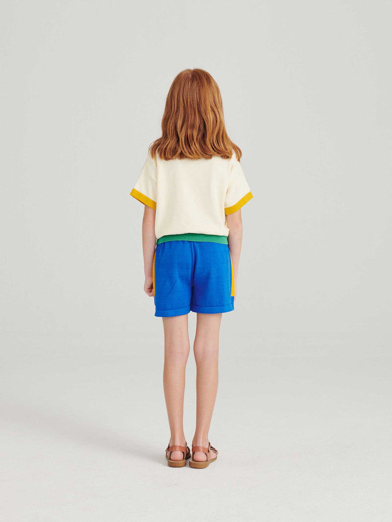 Papier Collé Couleur Knit T-shirt & Shorts