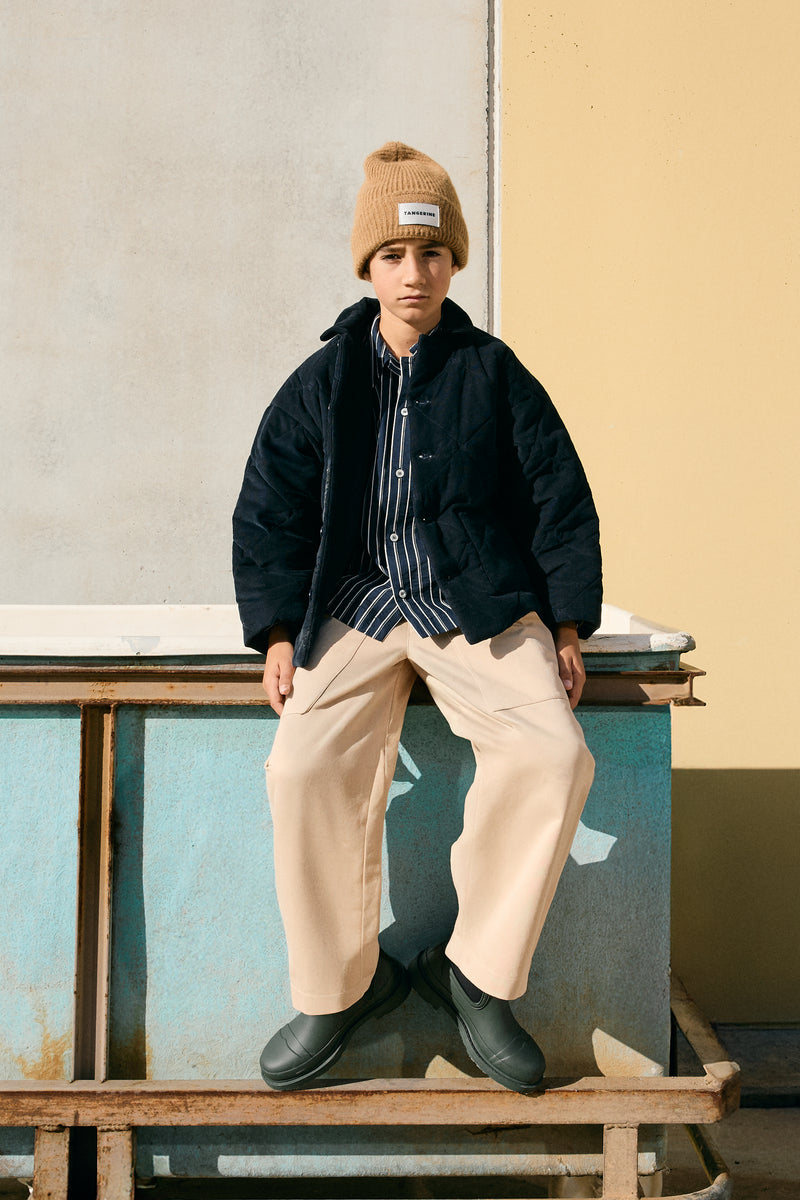 Beige Loose-Fit Pant