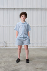 STRIPED BOWLING SHIRT & BERMUDA