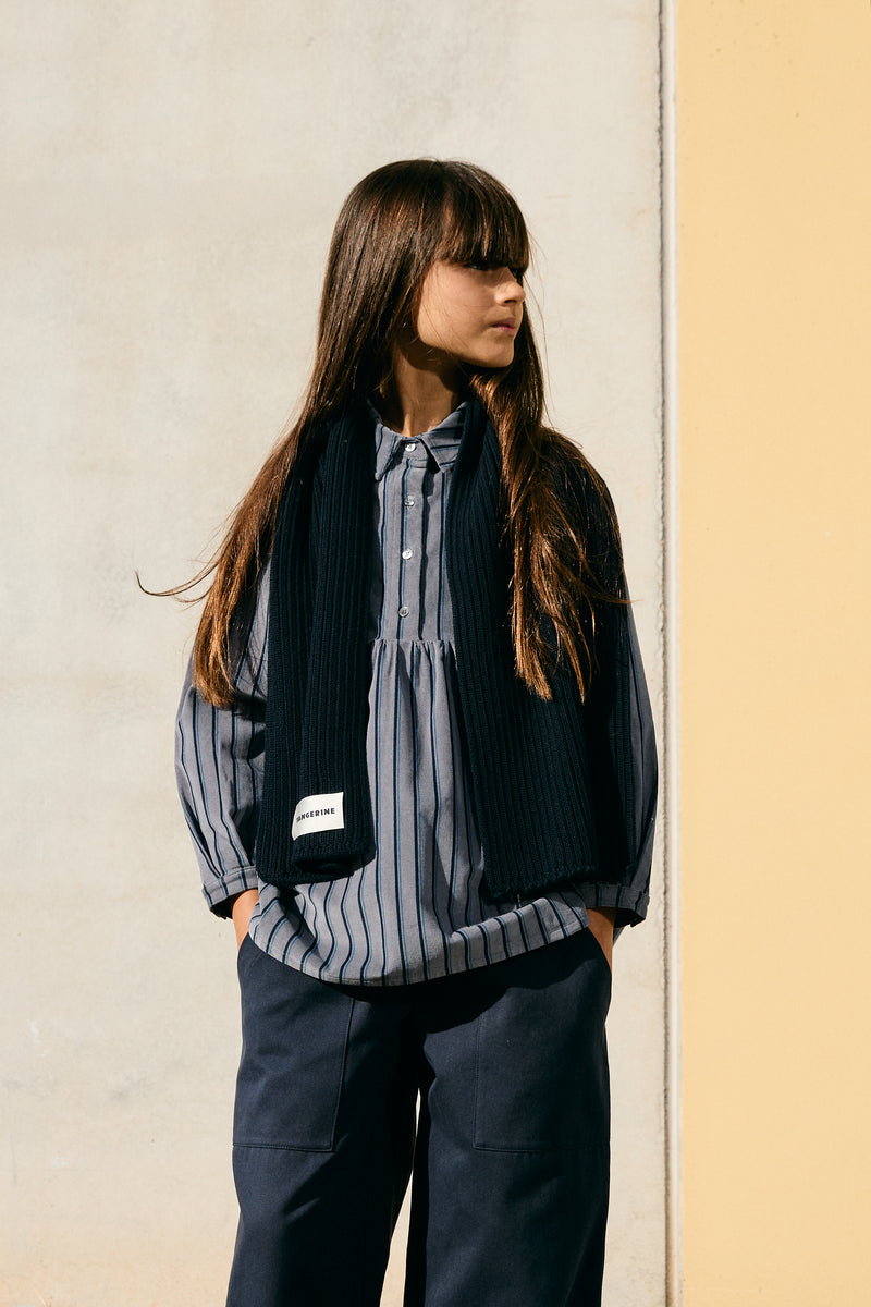 Navy Loose-Fit Pant
