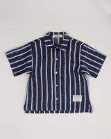 STRIPED SHIRT & SHORTS - NAVY "Outfit Set"