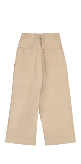 Beige Loose-Fit Pant