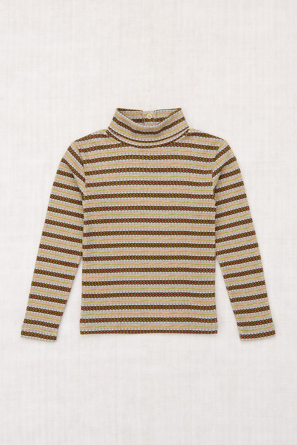 Striped Turtleneck & A-Pant