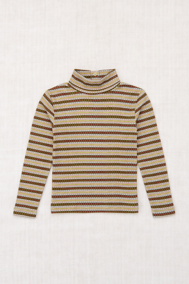 Striped Turtleneck & A-Pant