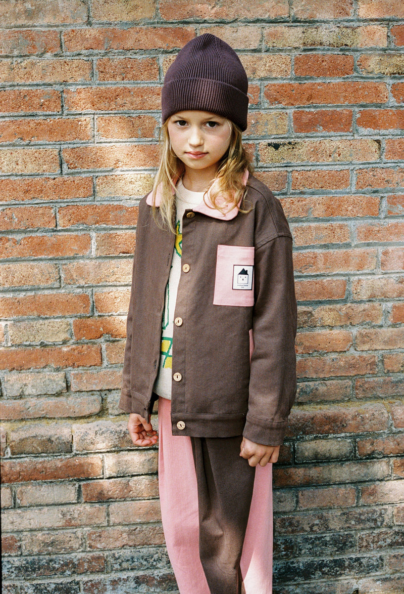 Good News Club bicolor denim Outfit Set