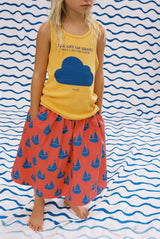 Boat t-shirt & Boats all over long skirt