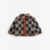 Baby Moiré all over Sheepskin Jacket