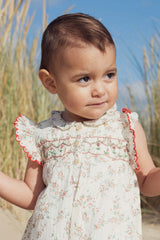 AGATA hand- smocked romper