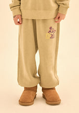 Light Khaki Flower Tracksuit