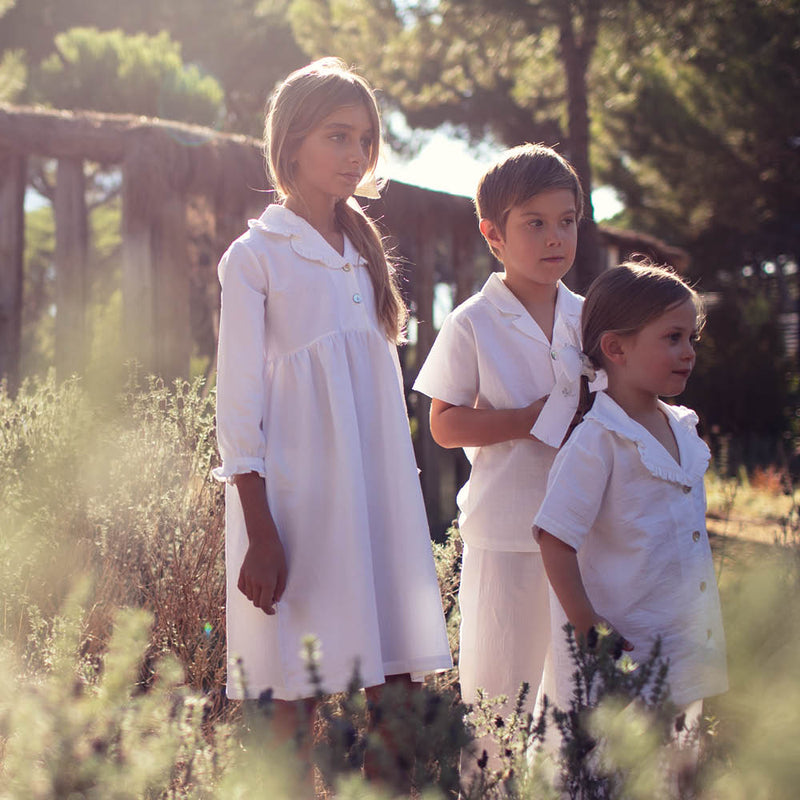 Dove Linen Shirt & Short