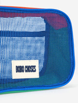 BC Color Block Mesh Backpack & Pouch