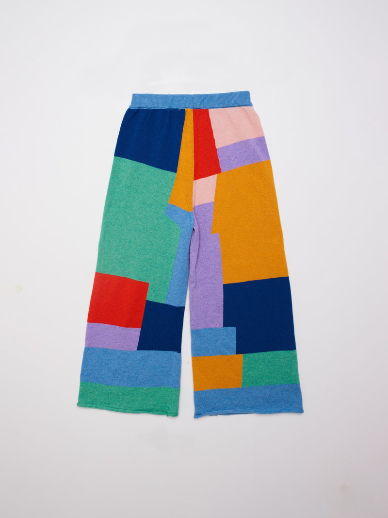 KALEIDOSCOPE INTARSIA PANTS