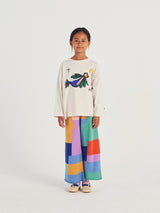 KALEIDOSCOPE INTARSIA PANTS