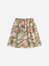 Floral all over Woven Shirt & Midi Skirt