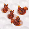 Squirrel Glass Beads