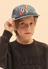 Navy Love Rope Cap