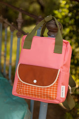 Flower Pink Small Backpack