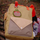 Embroidered Keychain Lemon Tree Picking Basket