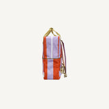 Large Backpack Lemon Tree Stripes Campfire Orange/Dewy Lilac
