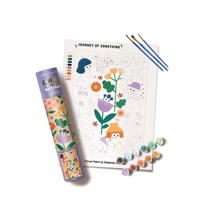Kids Paint By Numbers Kit - Flower Patch