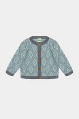 Steel Baby Cardigan & Overall